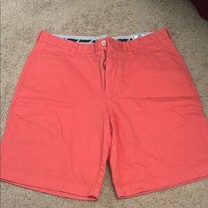 Southern Tide Flat Front Coral Shorts Relaxed Fit